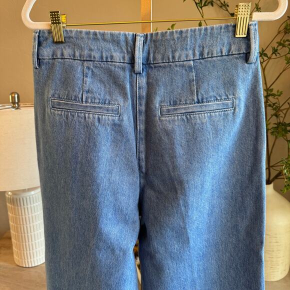 Favorite Daughter The Favorite Pant Seaport Blue Denim Size 26 NWT One of a Kind - Picture 4 of 7